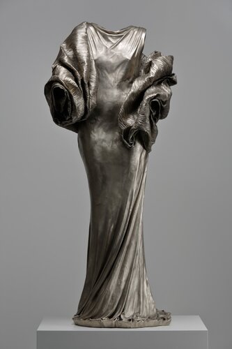 Nocturne 3, 2015, Cast white bronze. © Karen LaMonte Photo: Martin Polak