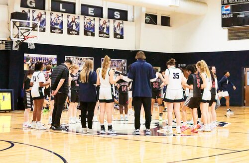 Girls varsity basketball game