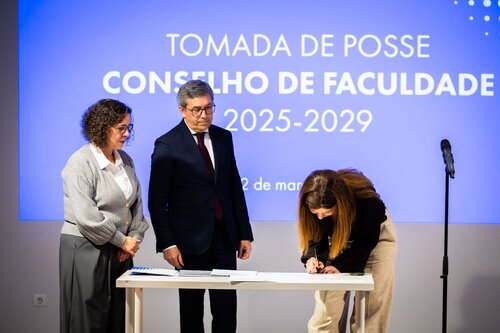 Tomada de posse. Conselho de Faculdade 2025-2029