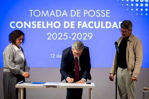 Tomada de posse. Conselho de Faculdade 2025-2029