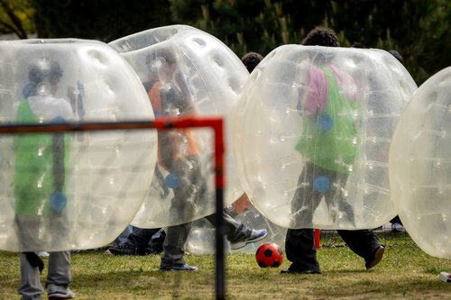 Bubble football