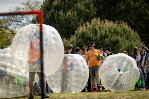 Bubble football