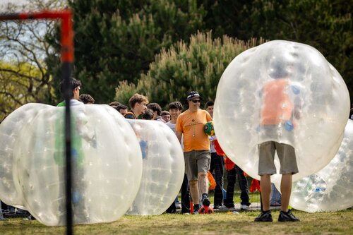 Bubble football