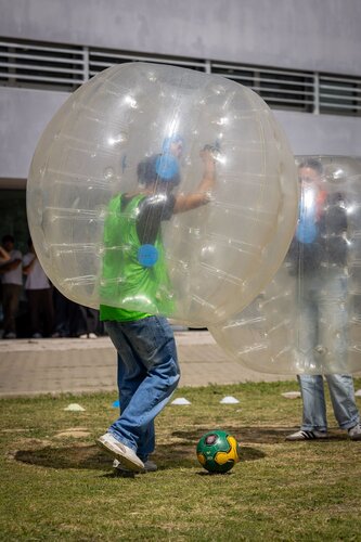 Bubble football