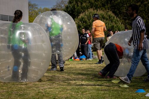 Bubble football