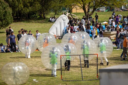 Bubble football