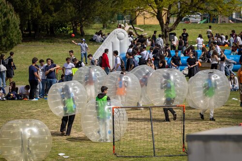 Bubble football