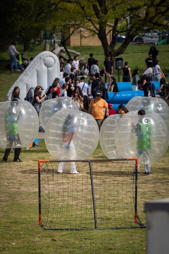 Bubble football