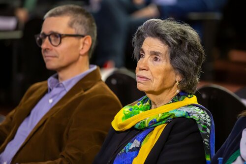 David Marçal, Elvira Câmara. Grande receção de professores