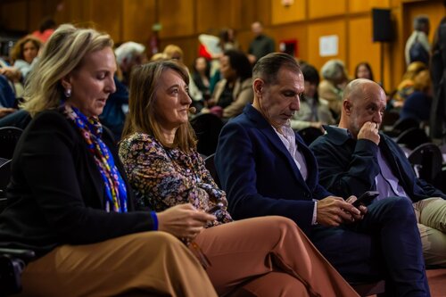 Cesaltina Frade, Carla Quintão, José Paulo Santos, José Júlio Alferes.. Grande receção de professores