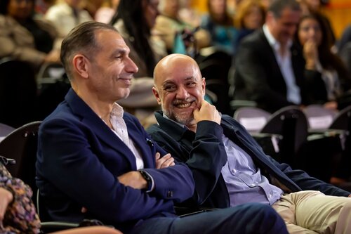 José Paulo Santos, Joé Júlio Alferes. Grande receção de professores