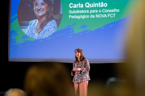 Carla Quintão. Grande receção de professores