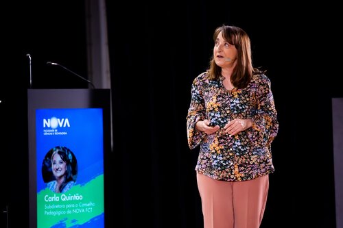 Carla Quintão. Grande receção de professores