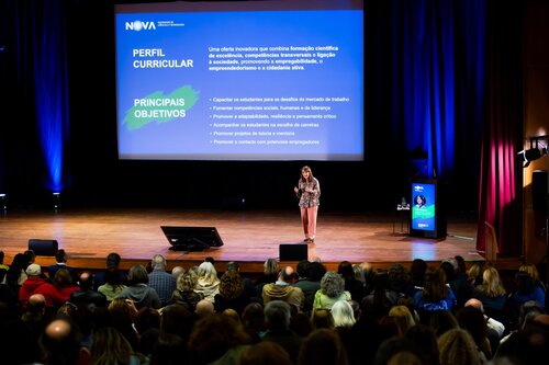 Carla Quintão. Grande receção de professores