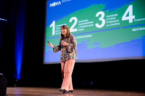 Carla Quintão. Grande receção de professores