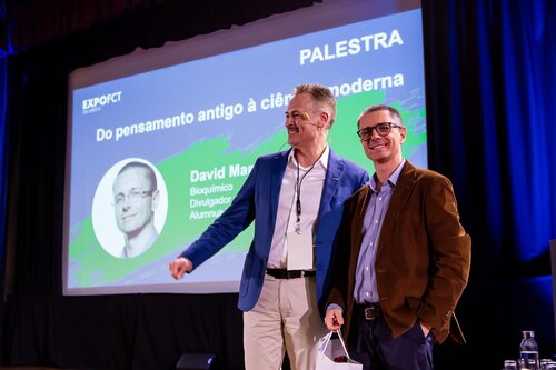 Cláudio Fernandes, David Marçal. Grande receção de professores