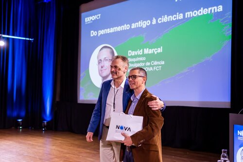 Cláudio Fernandes, David Marçal. Grande receção de professores