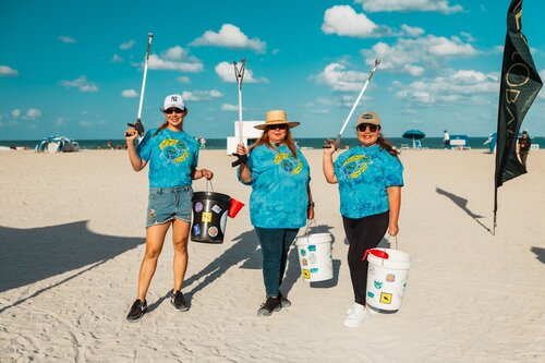 What an amazing day to be doing the right thing! Clean Miami Beach had the opportunity to celebrate Earth Day by cleaning up the beach and giving back to our community! Through this hard work and support of over 101 volunteers, we were able to clean up a whopping 175 lbs of trash! This means so much to us and we truly appreciate the dedication to bettering our planet. 

Thank you so much INNIO Group for your generous donation and your continued support for the last two years! It’s so incredible to see tangible change in our community thanks to this organization! Also, shoutout to our partners, AE Global, Delta Air Lines, Forces of Nature, Alpine Fresh, Inc., Model Volleyball x Club Space, City of Miami Beach, and The Miami Foundation for caring for the environment as much as we do!