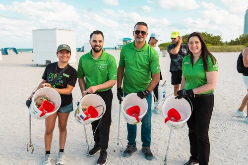 What an amazing day to be doing the right thing! Clean Miami Beach had the opportunity to celebrate Earth Day by cleaning up the beach and giving back to our community! Through this hard work and support of over 101 volunteers, we were able to clean up a whopping 175 lbs of trash! This means so much to us and we truly appreciate the dedication to bettering our planet. 

Thank you so much INNIO Group for your generous donation and your continued support for the last two years! It’s so incredible to see tangible change in our community thanks to this organization! Also, shoutout to our partners, AE Global, Delta Air Lines, Forces of Nature, Alpine Fresh, Inc., Model Volleyball x Club Space, City of Miami Beach, and The Miami Foundation for caring for the environment as much as we do!