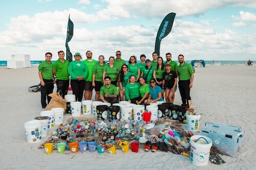 What an amazing day to be doing the right thing! Clean Miami Beach had the opportunity to celebrate Earth Day by cleaning up the beach and giving back to our community! Through this hard work and support of over 101 volunteers, we were able to clean up a whopping 175 lbs of trash! This means so much to us and we truly appreciate the dedication to bettering our planet. 

Thank you so much INNIO Group for your generous donation and your continued support for the last two years! It’s so incredible to see tangible change in our community thanks to this organization! Also, shoutout to our partners, AE Global, Delta Air Lines, Forces of Nature, Alpine Fresh, Inc., Model Volleyball x Club Space, City of Miami Beach, and The Miami Foundation for caring for the environment as much as we do!