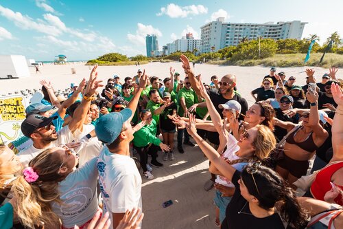 What an amazing day to be doing the right thing! Clean Miami Beach had the opportunity to celebrate Earth Day by cleaning up the beach and giving back to our community! Through this hard work and support of over 101 volunteers, we were able to clean up a whopping 175 lbs of trash! This means so much to us and we truly appreciate the dedication to bettering our planet. 

Thank you so much INNIO Group for your generous donation and your continued support for the last two years! It’s so incredible to see tangible change in our community thanks to this organization! Also, shoutout to our partners, AE Global, Delta Air Lines, Forces of Nature, Alpine Fresh, Inc., Model Volleyball x Club Space, City of Miami Beach, and The Miami Foundation for caring for the environment as much as we do!