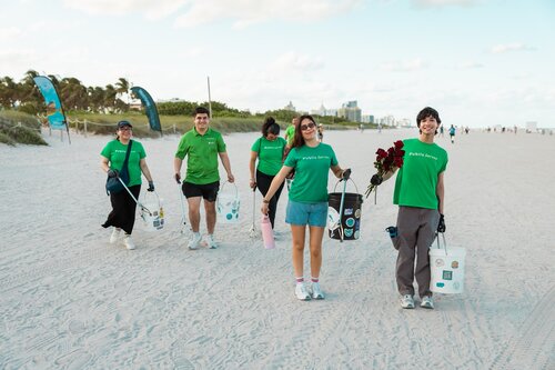 What an amazing day to be doing the right thing! Clean Miami Beach had the opportunity to celebrate Earth Day by cleaning up the beach and giving back to our community! Through this hard work and support of over 101 volunteers, we were able to clean up a whopping 175 lbs of trash! This means so much to us and we truly appreciate the dedication to bettering our planet. 

Thank you so much INNIO Group for your generous donation and your continued support for the last two years! It’s so incredible to see tangible change in our community thanks to this organization! Also, shoutout to our partners, AE Global, Delta Air Lines, Forces of Nature, Alpine Fresh, Inc., Model Volleyball x Club Space, City of Miami Beach, and The Miami Foundation for caring for the environment as much as we do!