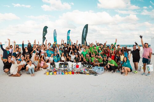 What an amazing day to be doing the right thing! Clean Miami Beach had the opportunity to celebrate Earth Day by cleaning up the beach and giving back to our community! Through this hard work and support of over 101 volunteers, we were able to clean up a whopping 175 lbs of trash! This means so much to us and we truly appreciate the dedication to bettering our planet. 

Thank you so much INNIO Group for your generous donation and your continued support for the last two years! It’s so incredible to see tangible change in our community thanks to this organization! Also, shoutout to our partners, AE Global, Delta Air Lines, Forces of Nature, Alpine Fresh, Inc., Model Volleyball x Club Space, City of Miami Beach, and The Miami Foundation for caring for the environment as much as we do!