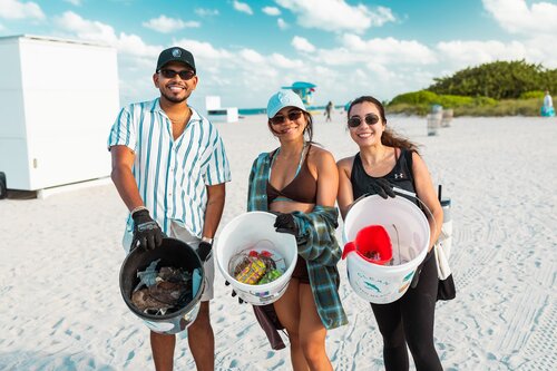 What an amazing day to be doing the right thing! Clean Miami Beach had the opportunity to celebrate Earth Day by cleaning up the beach and giving back to our community! Through this hard work and support of over 101 volunteers, we were able to clean up a whopping 175 lbs of trash! This means so much to us and we truly appreciate the dedication to bettering our planet. 

Thank you so much INNIO Group for your generous donation and your continued support for the last two years! It’s so incredible to see tangible change in our community thanks to this organization! Also, shoutout to our partners, AE Global, Delta Air Lines, Forces of Nature, Alpine Fresh, Inc., Model Volleyball x Club Space, City of Miami Beach, and The Miami Foundation for caring for the environment as much as we do!