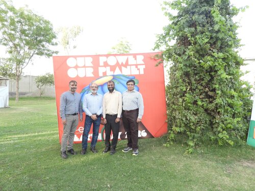 Fauji Fertilizer Mirpur Mathelo in liaison with Local Environment Protection Agency (Sindh EPA Pakistan) celebrated World Earth Day.