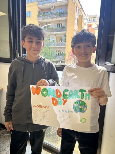 III F students held a sustainability workshop addressed to visiting Spanish students