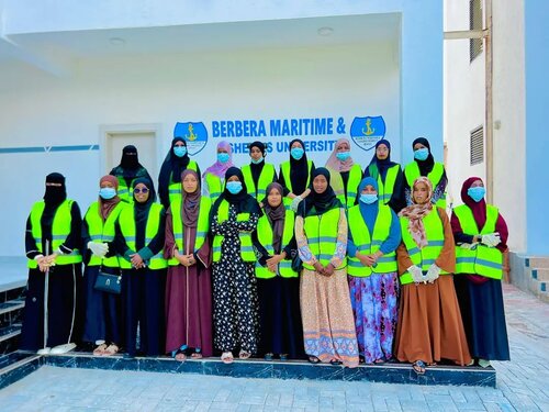 The BMA & BMFU Earth Day Beach Clean-Up Event was a powerful demonstration of community action and environmental leadership along Berbera’s coastline.

Organized by the Berbera Municipality Authority (BMA) in collaboration with the Berbera Marine and Fisheries University (BMFU), the event brought together students, local residents, environmental stakeholders, and government representatives to mark Earth Day with real impact.

During the clean-up, participants collected a total of 2,611 kilograms of waste, with approximately 90% consisting of PET bottle plastics—highlighting the growing challenge of single-use plastic pollution in coastal areas. The remaining waste included cardboard, damaged fishing nets, worn-out slippers, tents, and takeaway food containers, all of which pose serious threats to marine life and the coastal environment.

The initiative not only restored the natural beauty of Berbera’s beaches but also raised awareness about responsible waste management, recycling, and the urgent need to reduce plastic usage. It served as a practical learning experience, especially for youth, emphasizing their role in environmental conservation and sustainable development.

This successful collaboration between BMA and BMFU reflects a strong and growing commitment to protecting Berbera’s marine ecosystem and positioning the city as a leading example of coastal environmental stewardship in the region.