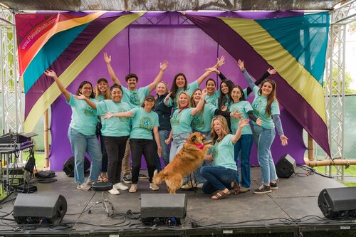 The Community Environmental Council (CEC) staff at the 56th annual Santa Barbara Earth Say Festival.