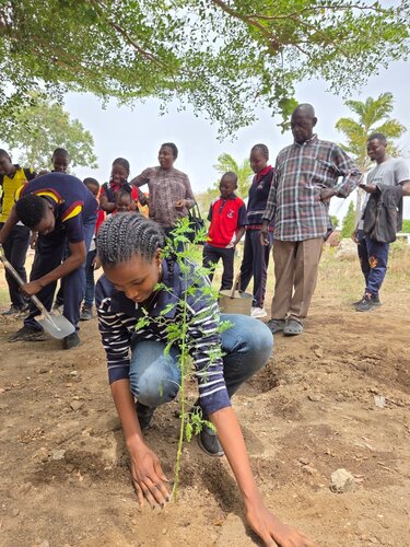 REPORT ON EARTH DAY ACTIVITIES AT CITY OF MERCY CHRISTIAN ACADEMY 
In line with the theme for this year’s Earth day  “Our Power, Our Planet” , Our school City of Mercy Christian Academy one of the Centre of Excellence  for Climate Smart Agriculture Youth Network Global (GCSAYN) Nigeria organised an event which featured an engaging workshop and establishing a herbal garden with the theme "Medicines from the Earth"

The event had 152  participants 
 of which  132 were elementary and high schoolers while the remaining 20 participants were teachers.

This was to educate the pupils and students of City of Mercy Christian Academy on the importance of caring for our Environment since they are young and easier to model good behavior in them.Also they can be encouraged to choose to be  actors or left to be Victims of a destroyed Earth.

The Theme " our power our planet "says it all in the sense that we lose our power when we lose our planet. We live and depend on the earth for ALL of  our resources such as water, food, earth, housing etc.
Mr Thomas Mafeng and his team was invited from the city’s agency responsible for environmental planning and development (Jos Metropolitan Development Board, JMDB) and Mr Satkat Longchi From the Department of Plant Science and biotechnology,  University of Jos. 
The session focused on issues affecting the earth  such as waste management, recycling, planting of trees to boost the supply of oxygen and disease prevention and control. These concepts were communicated such that both elementary graders and high schoolers could relate to them and put the recommended measures into practice. 
In line with theme of the earth day; Our Power, Our Planet, the first session was anchored by the Proprietor, City of Mercy Christian Academy, Veronica Edeki who introduced the theme to the students, highlighting the need for everyone to be conscious of the earth as a living entity.
Mr Thomas from the JMDB team brought further insight on how the earth supports humanity and so deserves to be cared for. The students were also educated on proper ways to dispose waste, prevent flooding, rodents and pest control and how to manage other environmental hazards.
The students then proceeded to plant various trees and herbs at the school garden as a way of putting into practice what they had learnt about caring for the earth by planting trees to increase the supply of oxygen in their environment. Plants such as Moringa, Aloe Vera, Lemon Grass, Sweet basil, and scent leaf were planted at the school garden by the students
Some of the insightful quotes by our learners can be found in the videos sent alongside the pictures sent to the link included.

Students gained insights in the following areas,Waste Management .Waste disposal 
Recycling,Rodents and pest prevention and control ,Disease prevention and control, Environmental hazards and earth hygiene
As well as practical Knowledge on how to plant trees and herbs stressing food and medicinal plants as benefits we detive from the Earth.

Earth day activities at City of Mercy Christian Academy was highly impactful as the students came up with some resolutions which focuses on behavioral changes that will help protect the earth. This can be found in videos sent alongside the pictures that accompany this report.
Thank you for creating awareness and an opportunity for us to join in this years Earth Day. The impact is surely going to be long lasting.