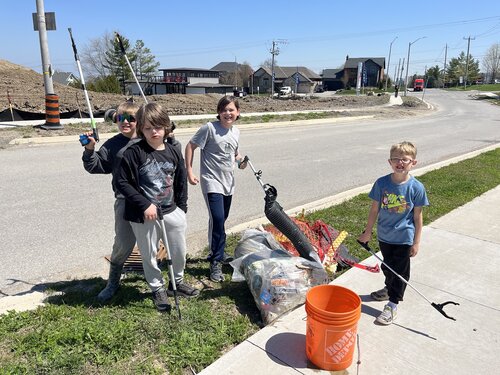 Our kids were BUSY!! We opened our community support plant stand, held 2 turtle parades, and cleaned up 61 bags of trash over 3 days!!