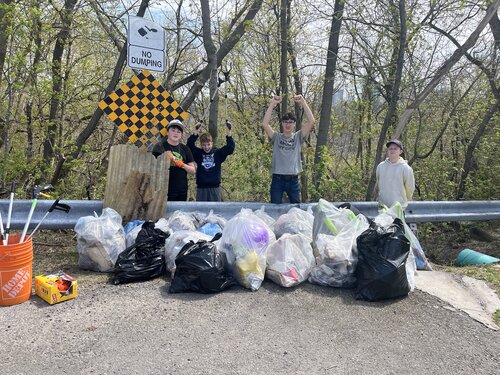 Our kids were BUSY!! We opened our community support plant stand, held 2 turtle parades, and cleaned up 61 bags of trash over 3 days!!
