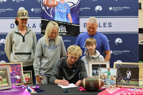 Justus Musil signs to play soccer at Lubbock Christian