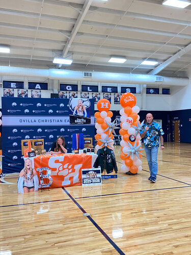 Brenlin Garlitz signs to play volleyball at Sam Houston State University