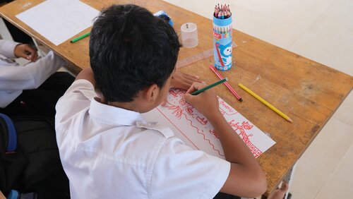 "Climate Nex Gen Heroes" is an in-person, interactive climate action project educating more than 30 primary school students at Hun Sen Kampong Kes. The project transforms complex environmental concepts into easily understandable, engaging lessons using visually appealing A0 posters and hands-on activities. By focusing on the local mangrove ecosystem, the natural heroes of the coastline, the project teaches students about climate mitigation and adaptation.