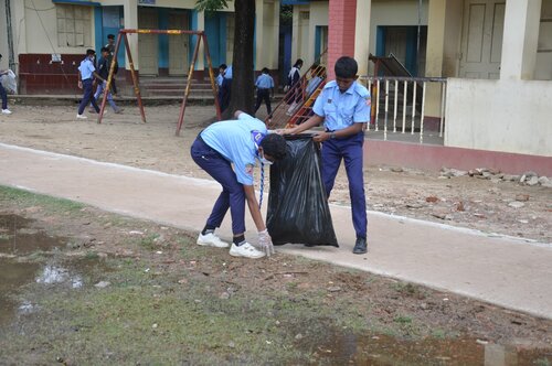 TThe Ocean Sustainability Club proudly marks a major milestone in its journey toward a greener and cleaner campus at Bangladesh Marine Academy. To celebrate the “World Earth Day” , On 30 April 2026, a large-scale environmental awareness and cleanup campaign was successfully conducted across the academy and its surrounding community . Covering nearly 90 acres, cadets, staff, officers, local community members, Badalpura Bandhan Club, Millennium Club youth, and school scouts came together in a united effort. Divided into 8 zones, participants collected significant amounts of plastic, paper, and solid waste within just one hour—demonstrating the power of collective action
Key Highlights:
· Launch of the “Green Campus & Clean Compound” initiative
· Tree plantation program across all zones as a symbolic start to campus greening
· Introduction of the “My Bottle Campaign” -promoting the use of glass and reusable bottles to reduce single-use plastic
· Demonstration and distribution of color-coded bins for waste segregation
· Engagement of community stakeholders through awareness and participation
Building on a Sustainable System:
================================
This initiative represents the second phase of a long-term waste management system introduced in 2018. With existing facilities like a biogas plant, central waste collection zone, and recycling processes already in place, the focus now shifts to strengthening segregation at the source. Collected 400 bags about 8000 kg plastic