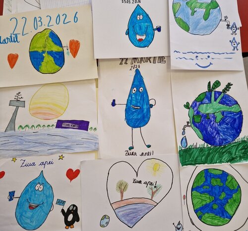 On Earth Day, the students enthusiastically took part in an artistic activity dedicated to protecting our planet. Through colorful and creative drawings, the children illustrated Earth, water, and nature, sharing messages about care, love, and responsibility for the environment. The activity aimed to develop ecological awareness and help students understand the importance of protecting our planet for future generations.