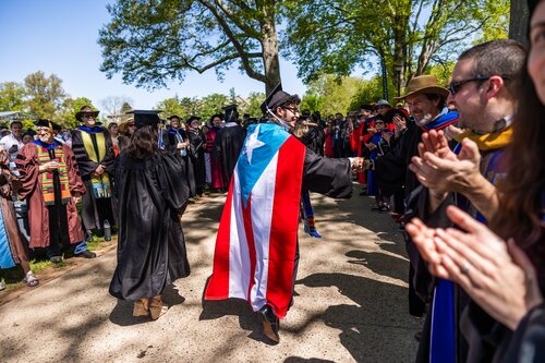 Connecticut College’s 108th Commencement Sunday, May 17, 2026 on Tempel Green.  (Connecticut College photos by Brenda De Los Santos)