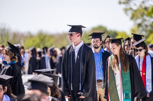Connecticut College’s 108th Commencement Sunday, May 17, 2026 on Tempel Green.  (Connecticut College photos by Brenda De Los Santos)