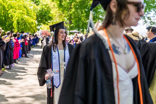 Connecticut College’s 108th Commencement Sunday, May 17, 2026 on Tempel Green.  (Connecticut College photos by Brenda De Los Santos)