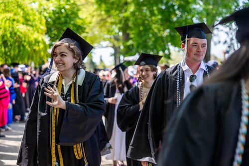 Connecticut College’s 108th Commencement Sunday, May 17, 2026 on Tempel Green.  (Connecticut College photos by Brenda De Los Santos)