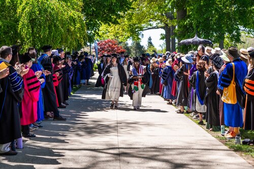 Connecticut College’s 108th Commencement Sunday, May 17, 2026 on Tempel Green.  (Connecticut College photos by Brenda De Los Santos)