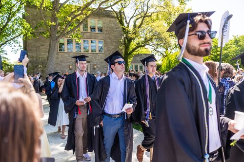 Connecticut College’s 108th Commencement Sunday, May 17, 2026 on Tempel Green.  (Connecticut College photos by Brenda De Los Santos)