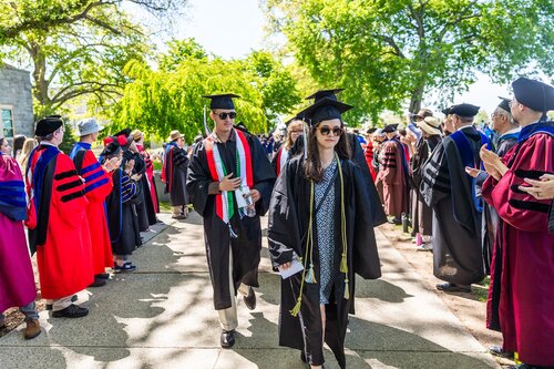 Connecticut College’s 108th Commencement Sunday, May 17, 2026 on Tempel Green.  (Connecticut College photos by Brenda De Los Santos)