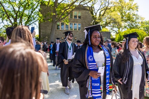 Connecticut College’s 108th Commencement Sunday, May 17, 2026 on Tempel Green.  (Connecticut College photos by Brenda De Los Santos)