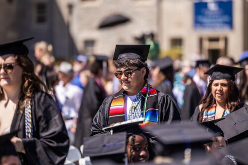 Connecticut College’s 108th Commencement Sunday, May 17, 2026 on Tempel Green.  (Connecticut College photos by Brenda De Los Santos)