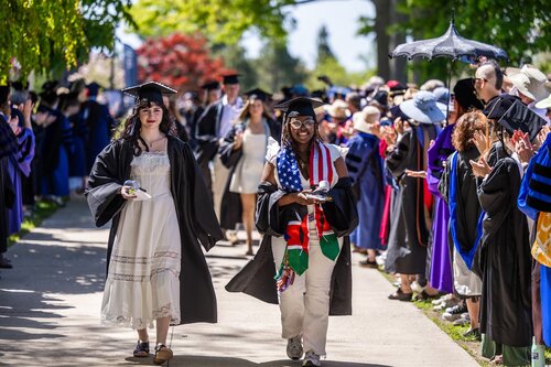 Connecticut College’s 108th Commencement Sunday, May 17, 2026 on Tempel Green.  (Connecticut College photos by Brenda De Los Santos)